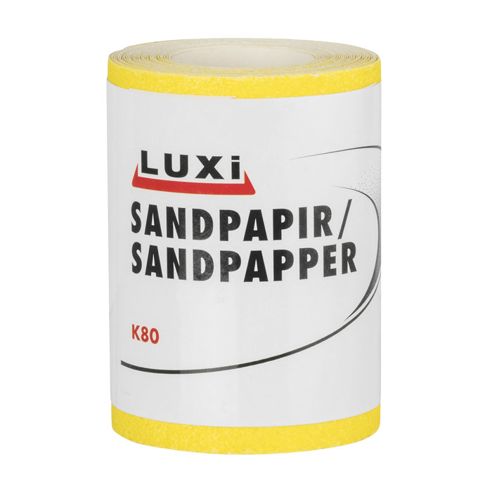 Sandpapir rulle korn 80 – 93 mm x 5 m